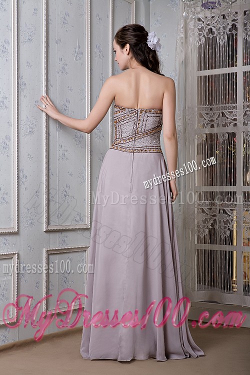 Pattern Pleated Strapless Prom Dress for Women the Brand New Style