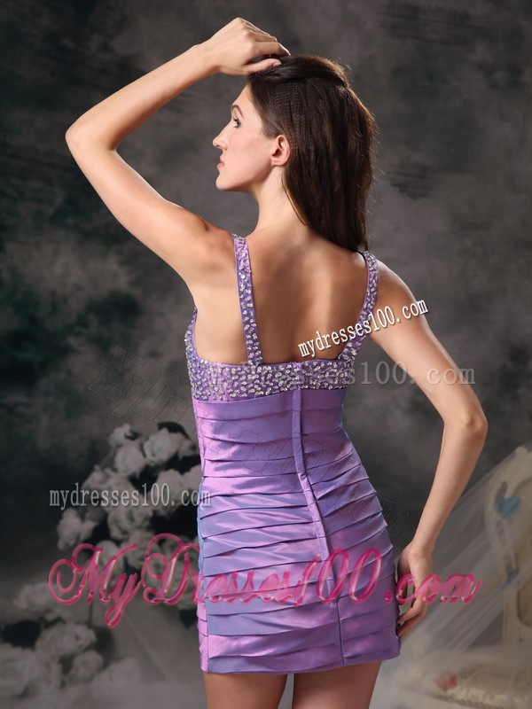 Special Straps Tiers Prom Gown with Wraps and Shining Beadings