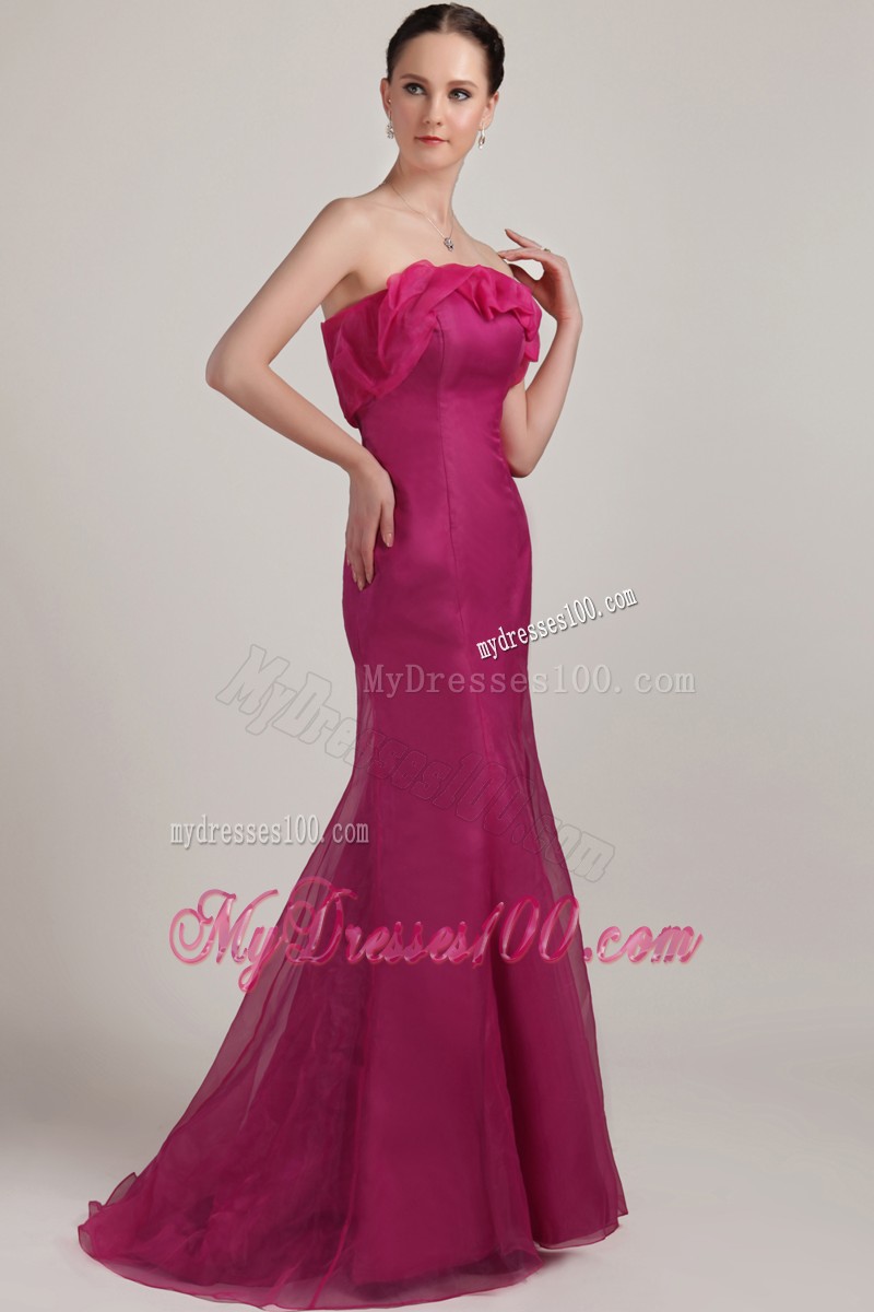 Sexy Mermaid Floor Length Ruffles Prom Party Dresses Zipper-up in Fashion