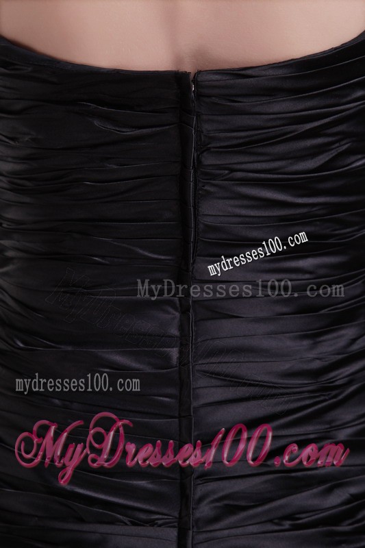 Sweetheart Ruche Black Mini Prom Dresses in the Mainstream