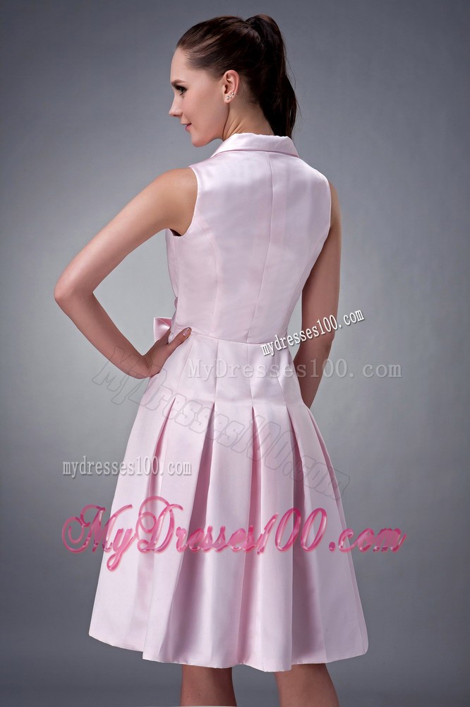 V-neck and Collar Design Neckline Prom Graduation Dress