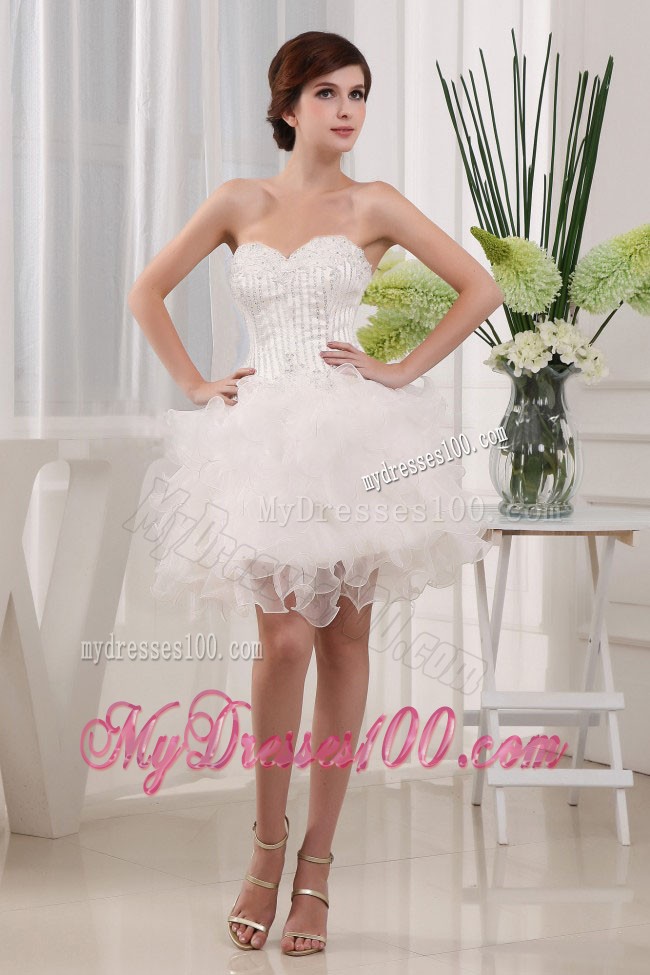 2013 Custom Made Ball Gown White Prom Cocktial Dress With Sweetheart
