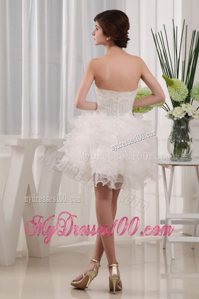 2013 Custom Made Ball Gown White Prom Cocktial Dress With Sweetheart
