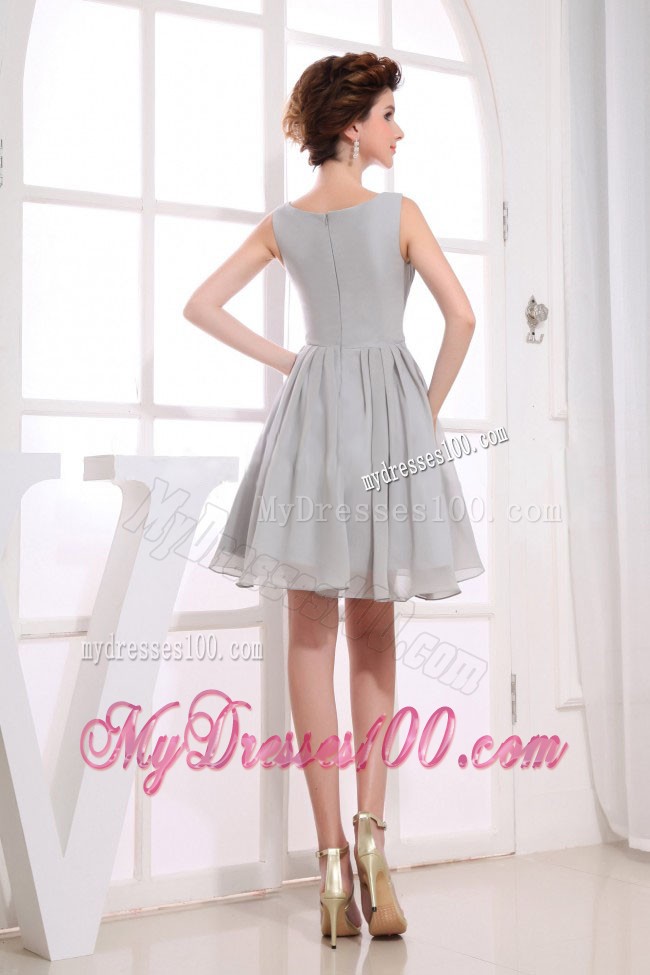 Affordable Princess Bateau Grey knee-length 2013 Summer Cocktail Dress