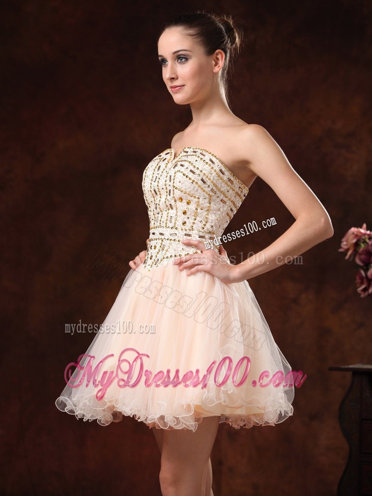 Rhinestones Strapless Mini-length For Club Cocktail Dress Custom Made