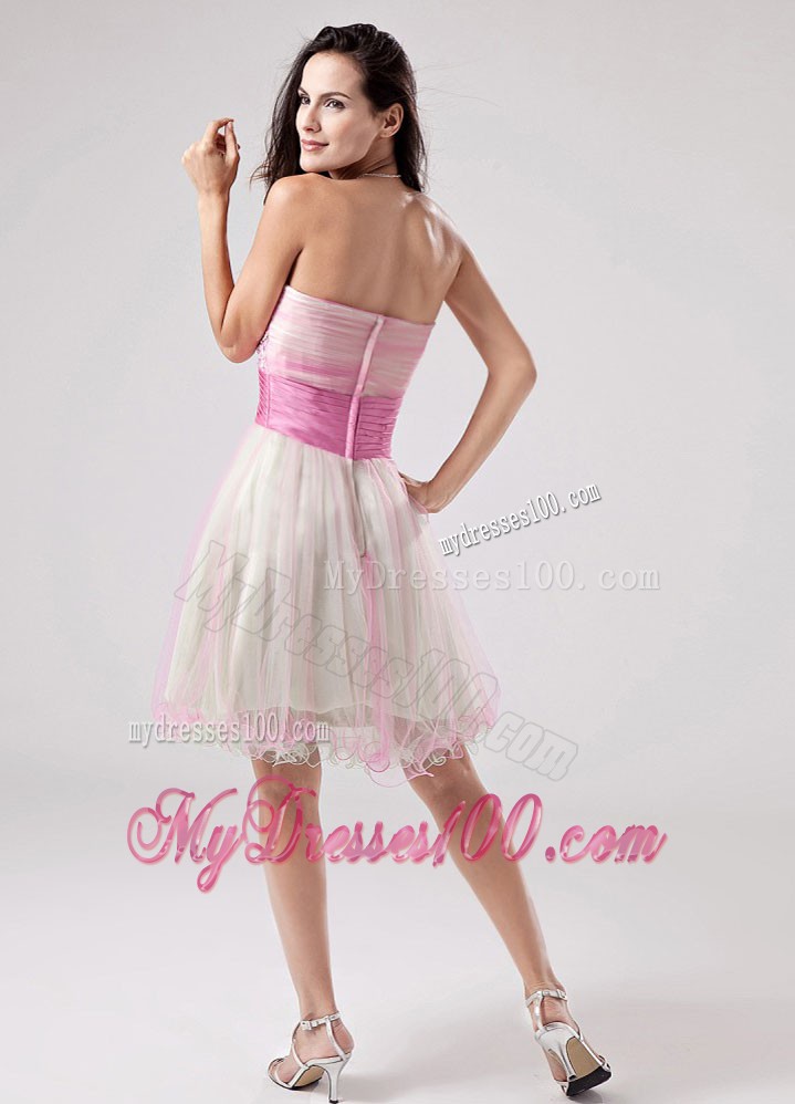 Cute Sweetheart Beading Cocktail Dress Multi-color Knee-length