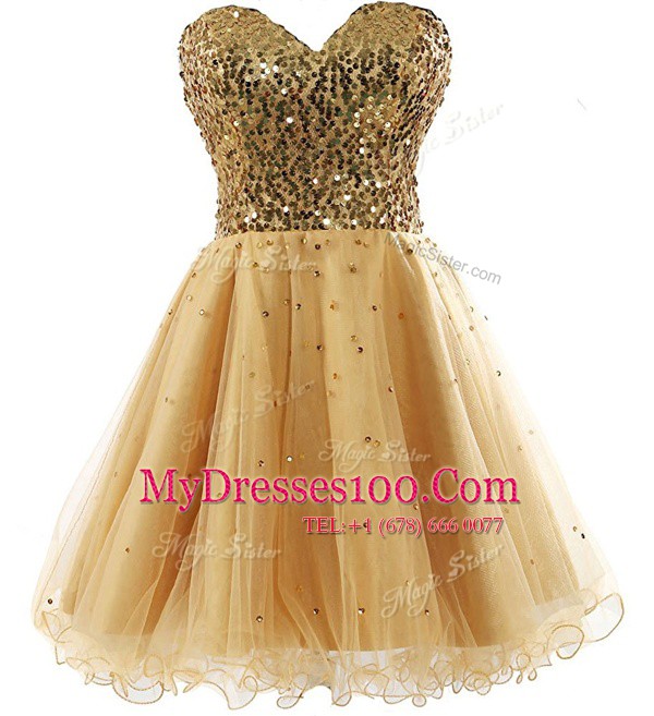 Customized Sleeveless Knee Length Beading and Ruching Lace Up Evening Gowns with Black