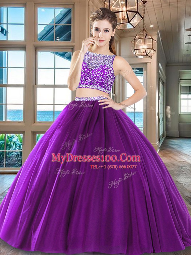 Fantastic Beading Quinceanera Gowns Wine Red Side Zipper Sleeveless Floor Length