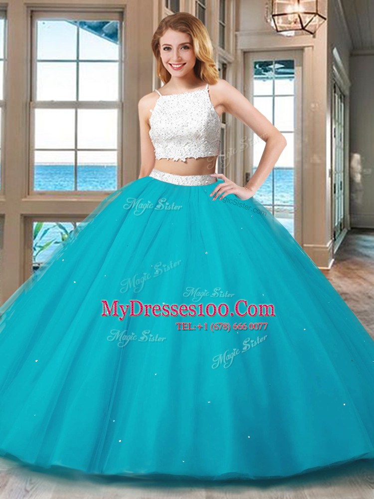 Admirable Pink Straps Neckline Beading Quince Ball Gowns Sleeveless Backless