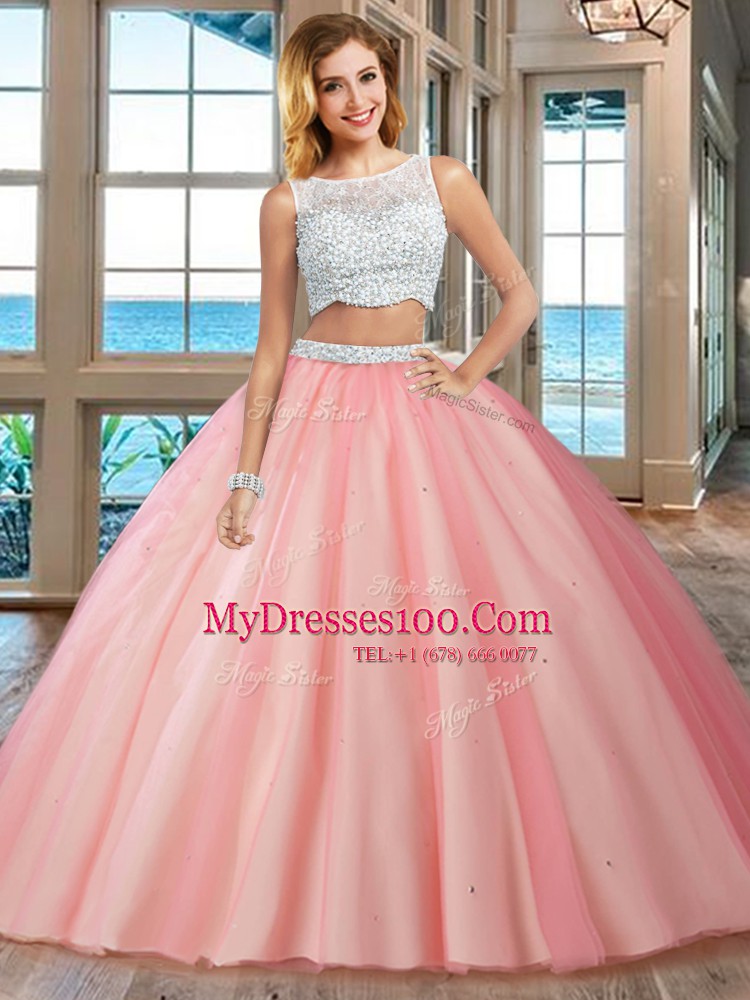 Sleeveless Beading Side Zipper 15 Quinceanera Dress