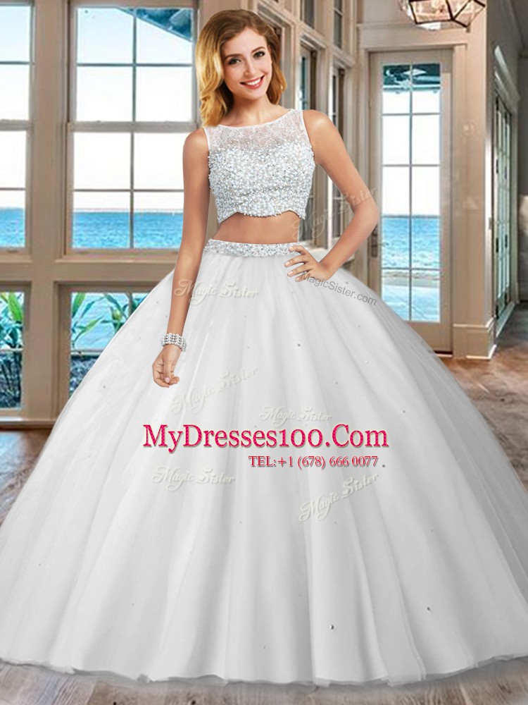 Sleeveless Beading Side Zipper 15 Quinceanera Dress