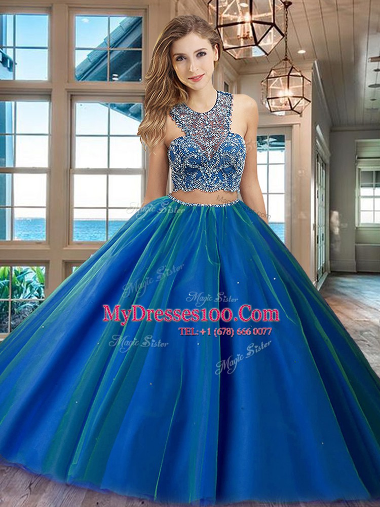 Adorable Scoop Beading Quinceanera Gowns Fuchsia Criss Cross Sleeveless Floor Length