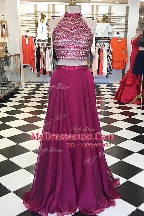 Floor Length A-line Sleeveless Royal Blue Homecoming Dress Zipper