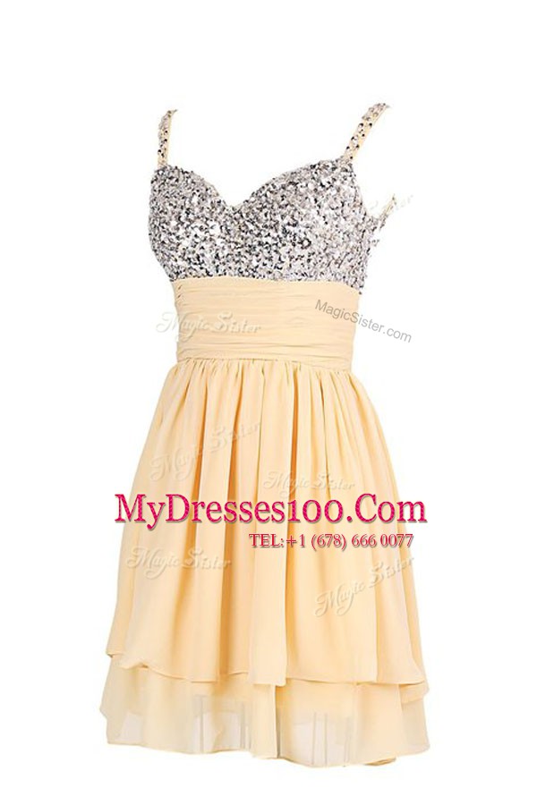 Vintage Apple Green Zipper Formal Dresses Beading and Ruching Sleeveless Mini Length