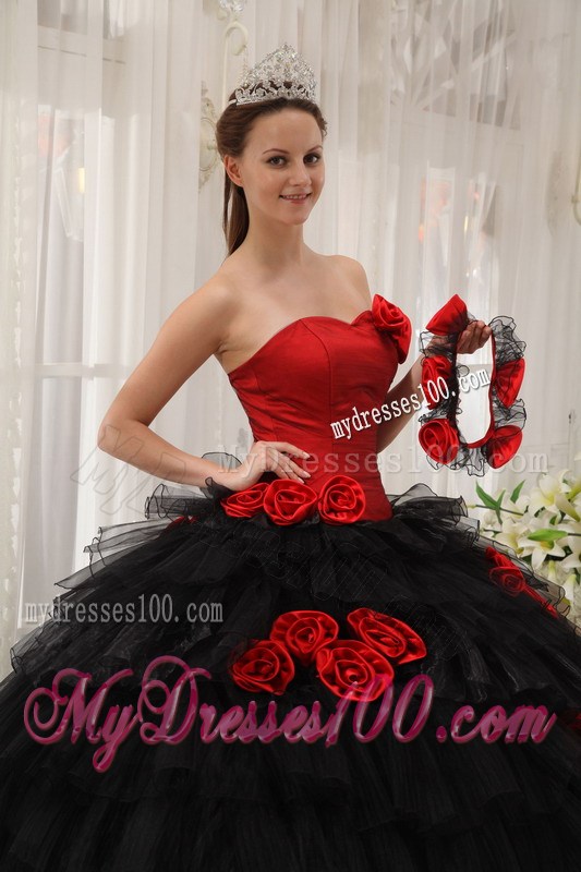 Handle-made Flower Halter Detachable Dresses for a Quinceanera