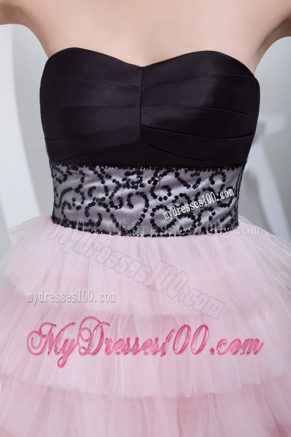 Sweetheart A-line Sweetheart Mini-length Beading Evening Dress with Side Zipper