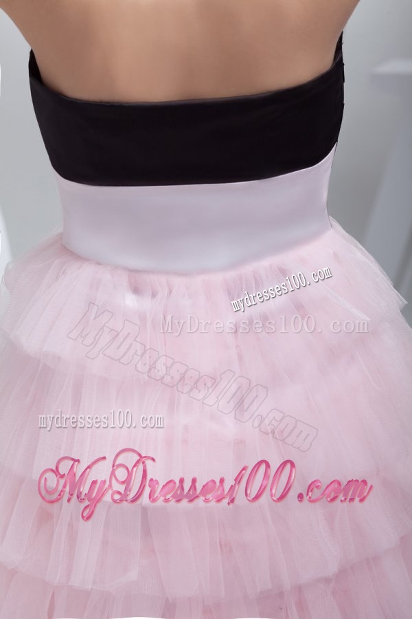 Sweetheart A-line Sweetheart Mini-length Beading Evening Dress with Side Zipper