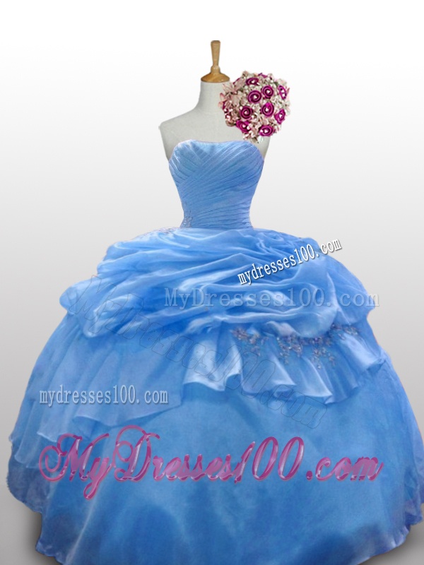 2016 Flirting Strapless Quinceanera Dresses with Paillette and Ruffled Layers