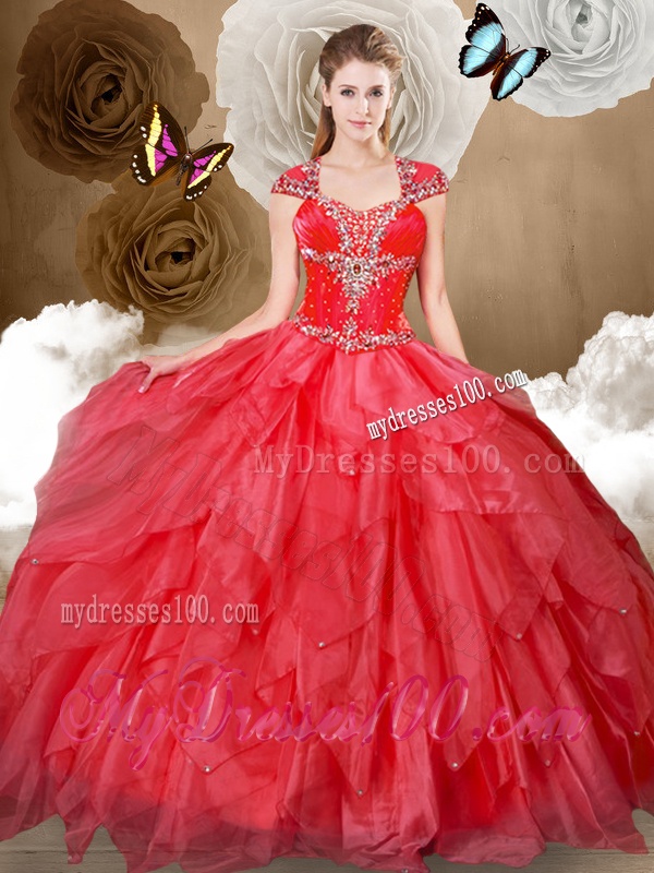 Best Sweetheart Ball Gown Sweet 16 Dresses with Beading and Ruffles