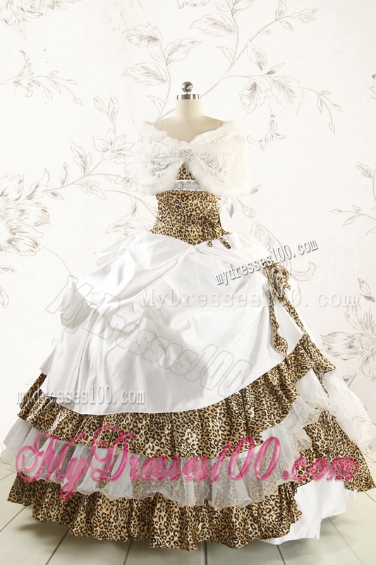 Luxurious Ball Gown Quinceanera Dresses with wraps
