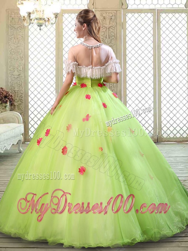 Spring Beautiful Scoop Quinceanera Dresses with Ruffles