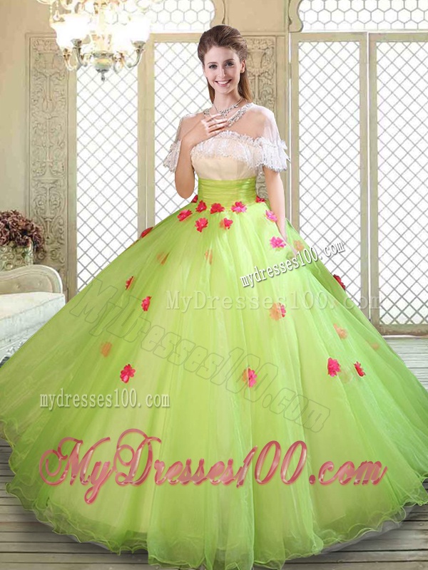 Spring Beautiful Scoop Quinceanera Dresses with Ruffles