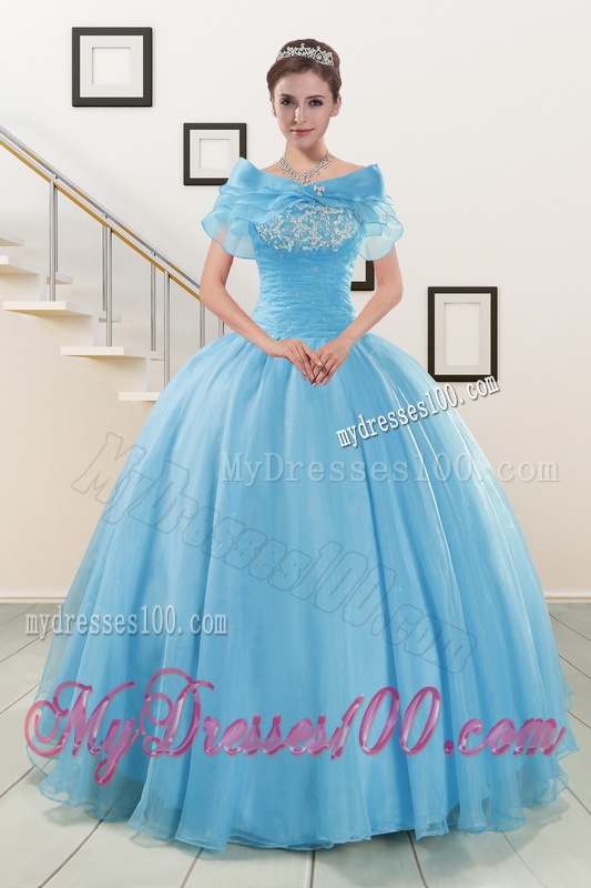 The Super Hot Big Puffy Aqua Blue Sweet 16 Dresses for 2016
