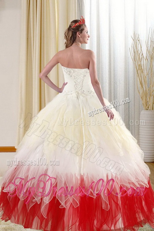 2016 Affordable Multi Color Quinceanera Dresses with Beading