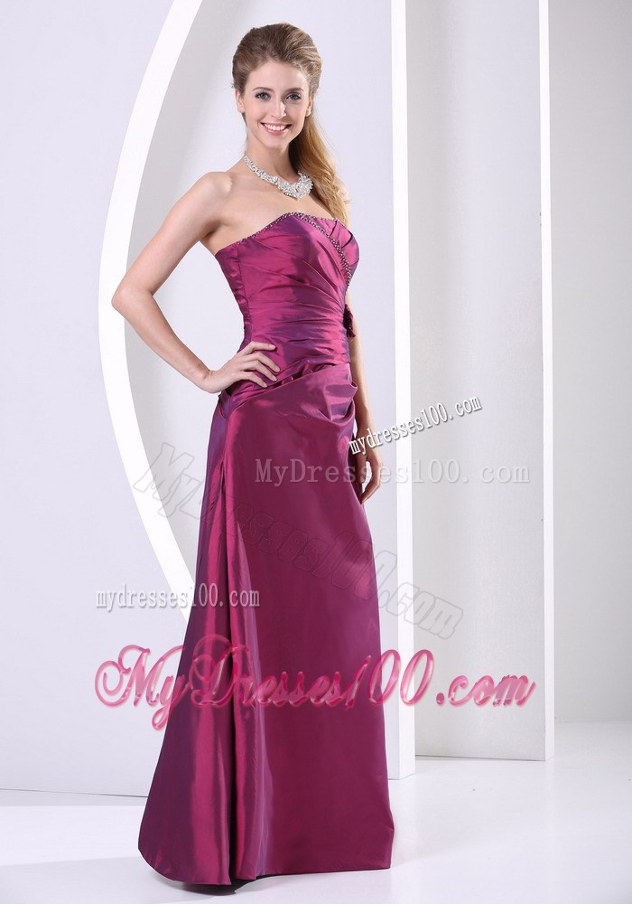 Custom Made Hand Made Flowers and Beading Prom Celebrity Dress
