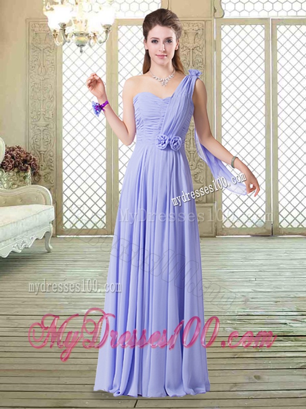 Beautiful One Shoulder Floor Length Bridesmaid Dresses for Spring