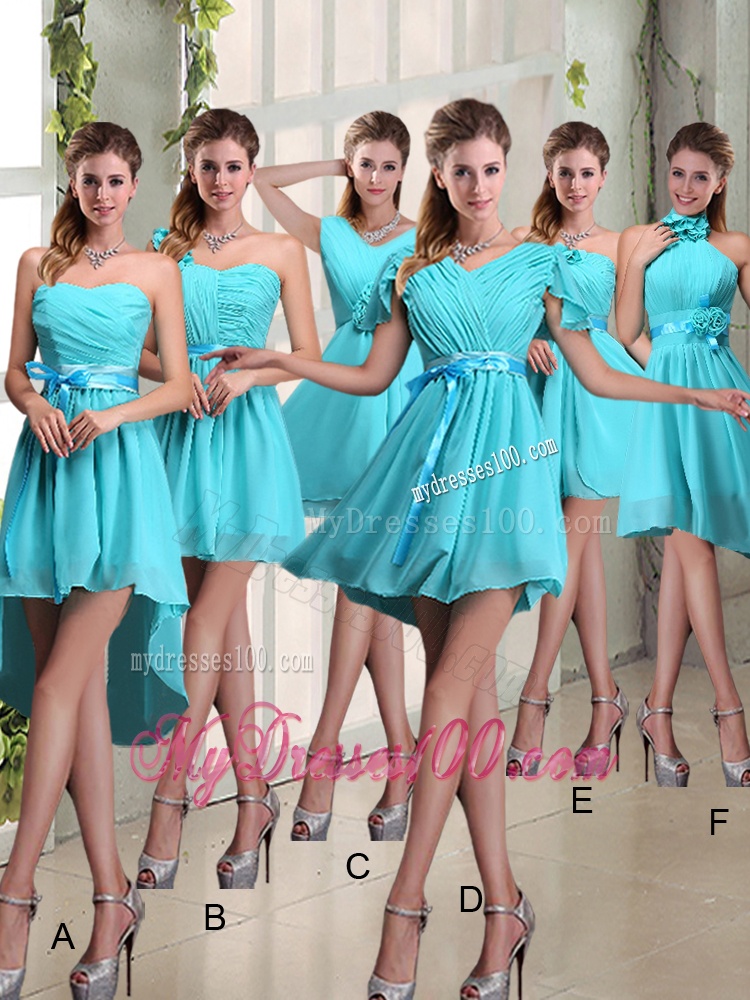 Perfect Ruching and Hand Made Flowers Bridesmaid Dress with Strapless