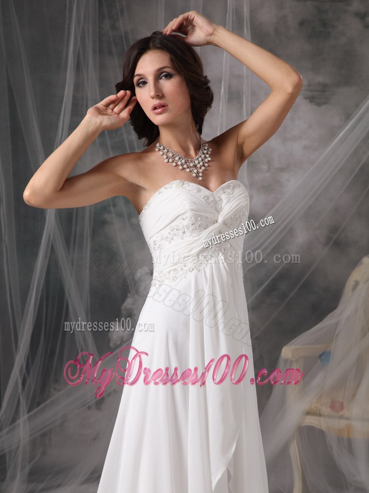 Wonderful Trumpet Sweetheart Strapless Court Train White Wedding Dress