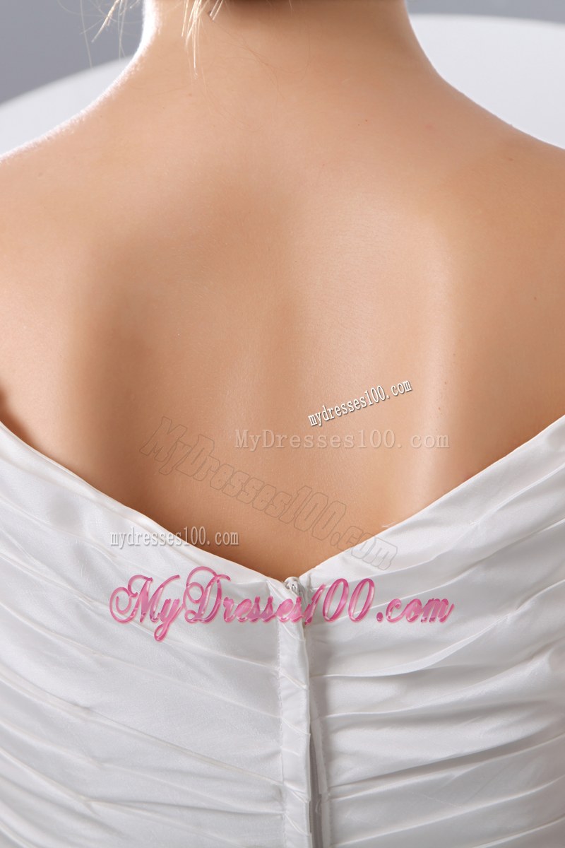 Zipper-up Back Wedding Gowns with Cap Sleeves and Court Train