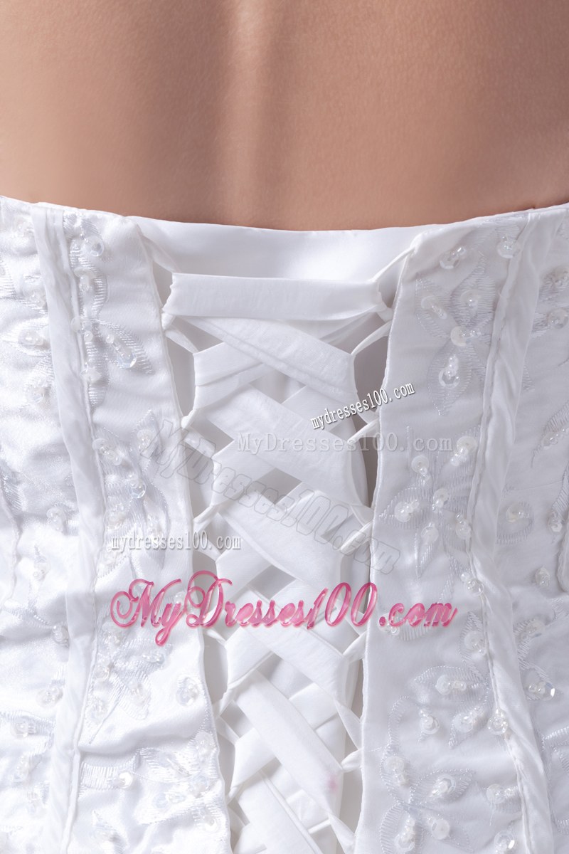 Ball Gown Sweetheart Bridal Gown with Pick-ups and Transparent Bodice