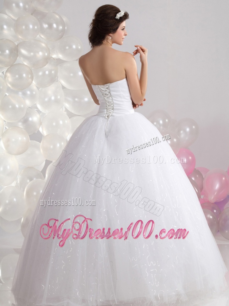 2016 Brand New Sweetheart Wedding Dress with Beading