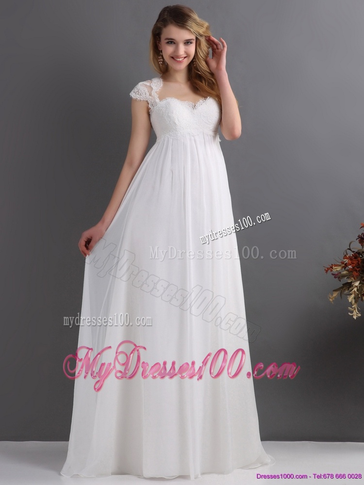 2016 Inexpensive Sweetheart Wedding Dress in Floor-length
