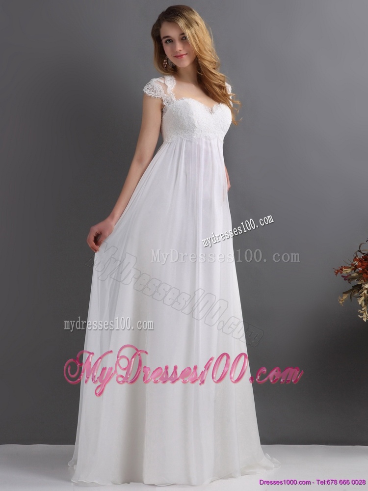 2016 Inexpensive Sweetheart Wedding Dress in Floor-length