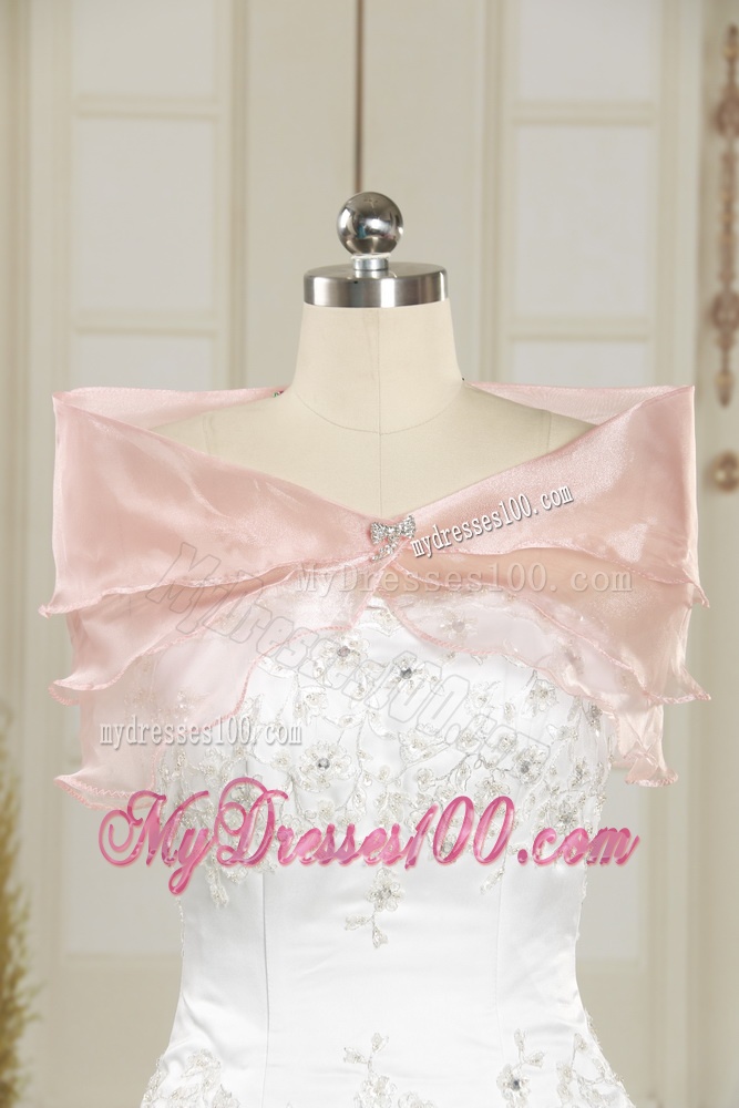 Cheap Halter Top Laced Bridal Gowns in White