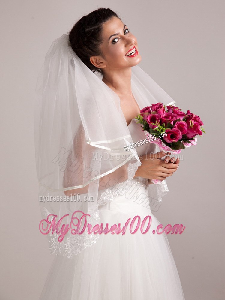 Elegant Rose Red Hand-tied Wedding Bridal Bouquet
