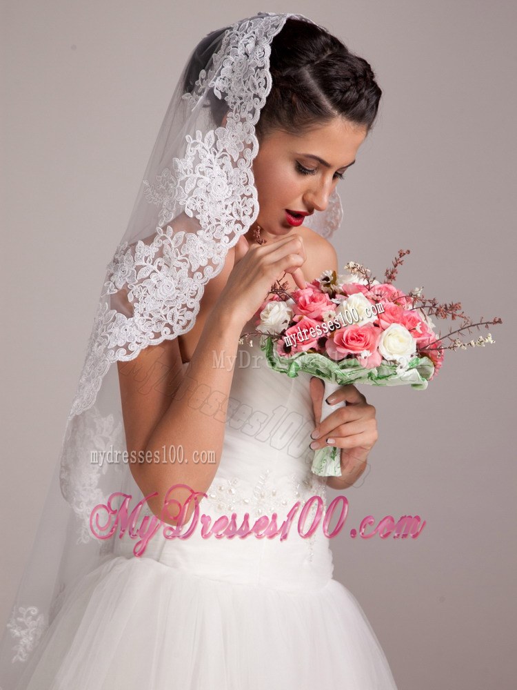 Lovely Coral And White Round Hand-tied Satin Rose Wedding Bouquet