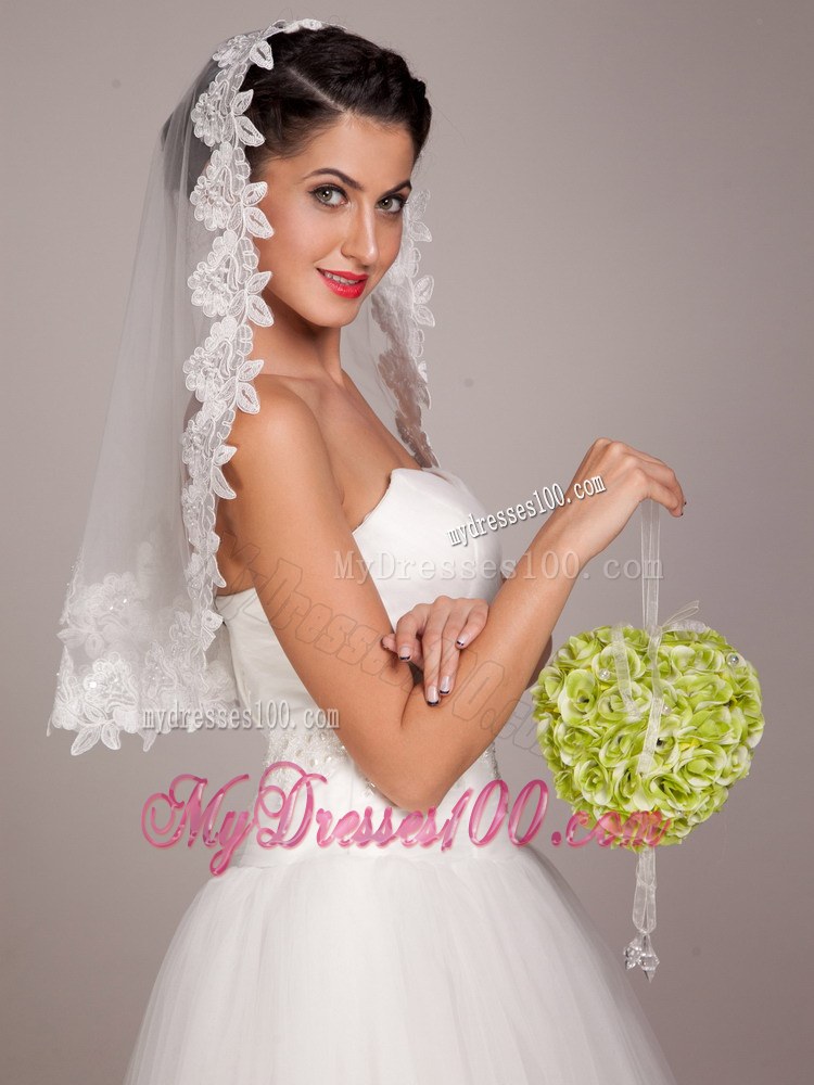Lovely Green Wedding Bridal Bouquet With Pearl