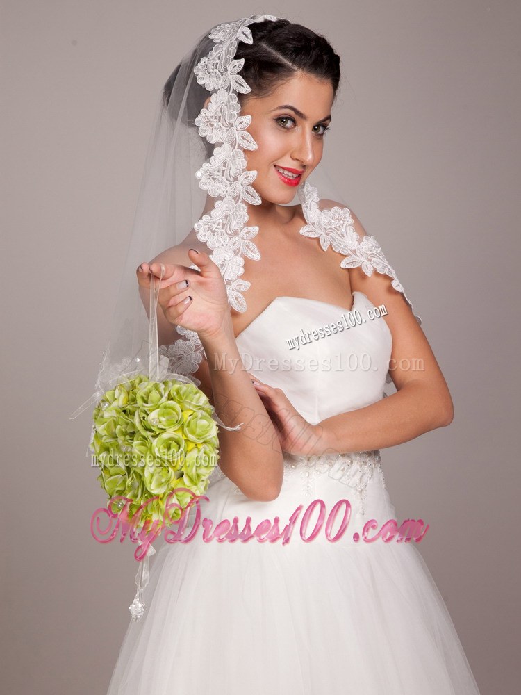 Lovely Green Wedding Bridal Bouquet With Pearl