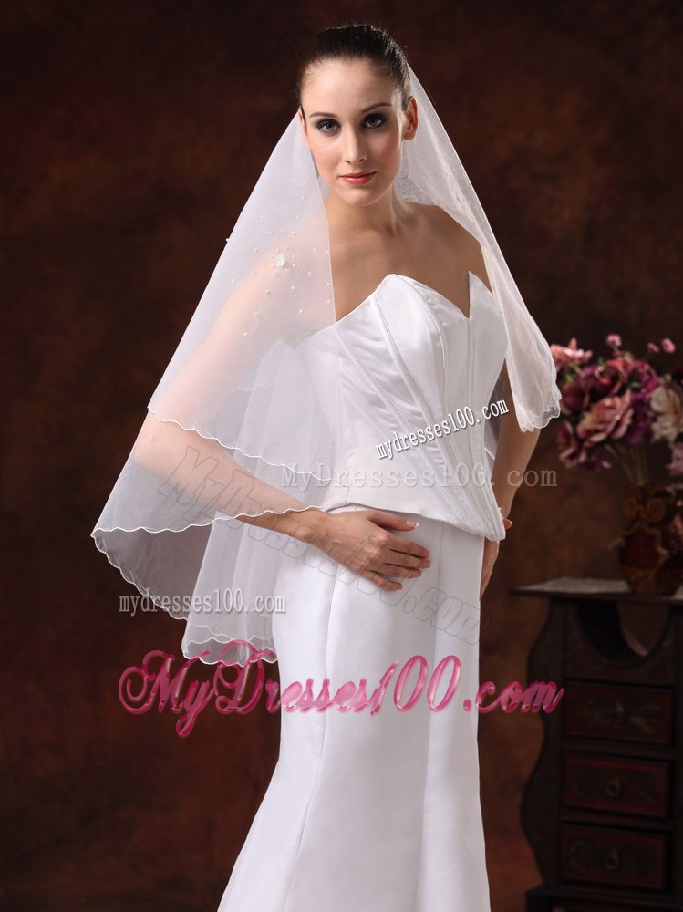 Simple Organza Bridal / Wedding Veil