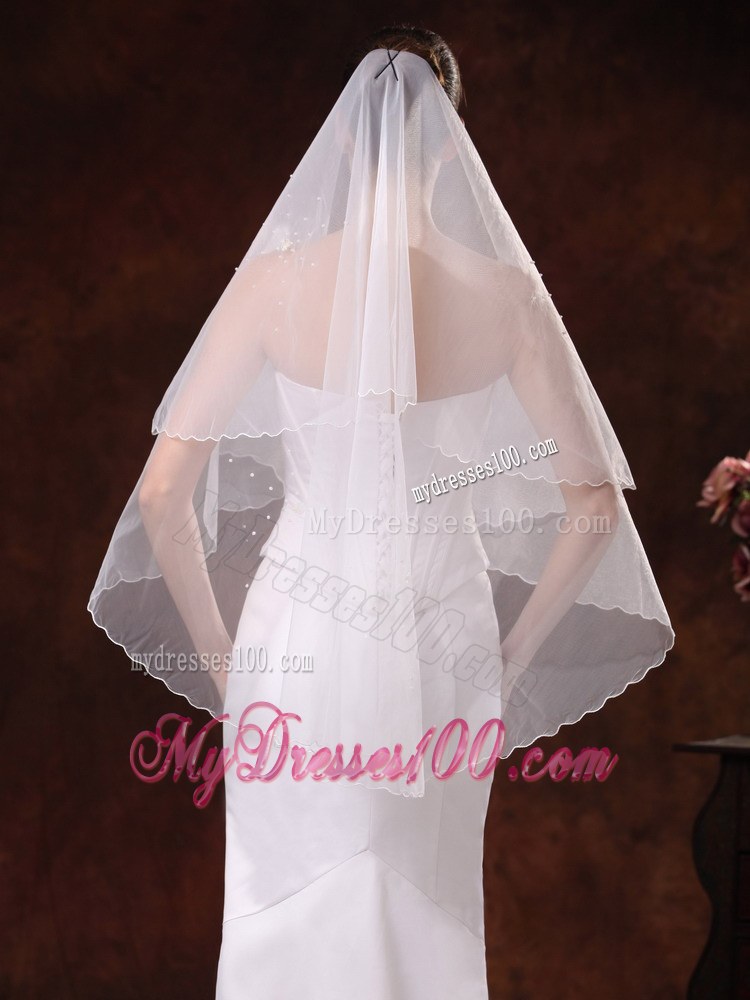 Simple Organza Bridal / Wedding Veil