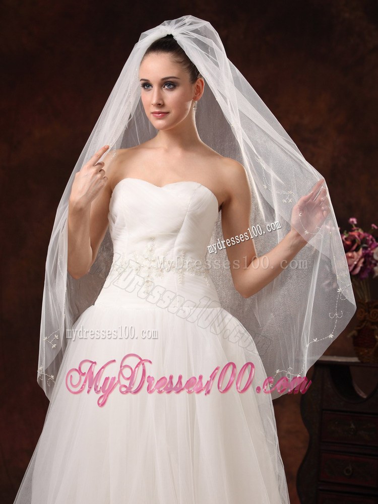 Tulle Discout Bridal Veil For Wedding
