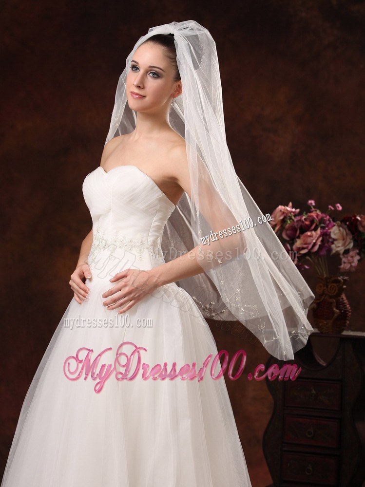 Tulle Discout Bridal Veil For Wedding