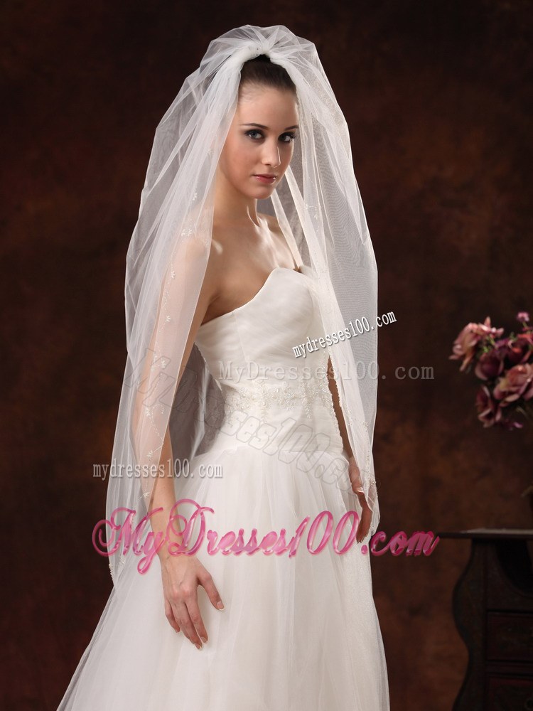 Tulle Discout Bridal Veil For Wedding