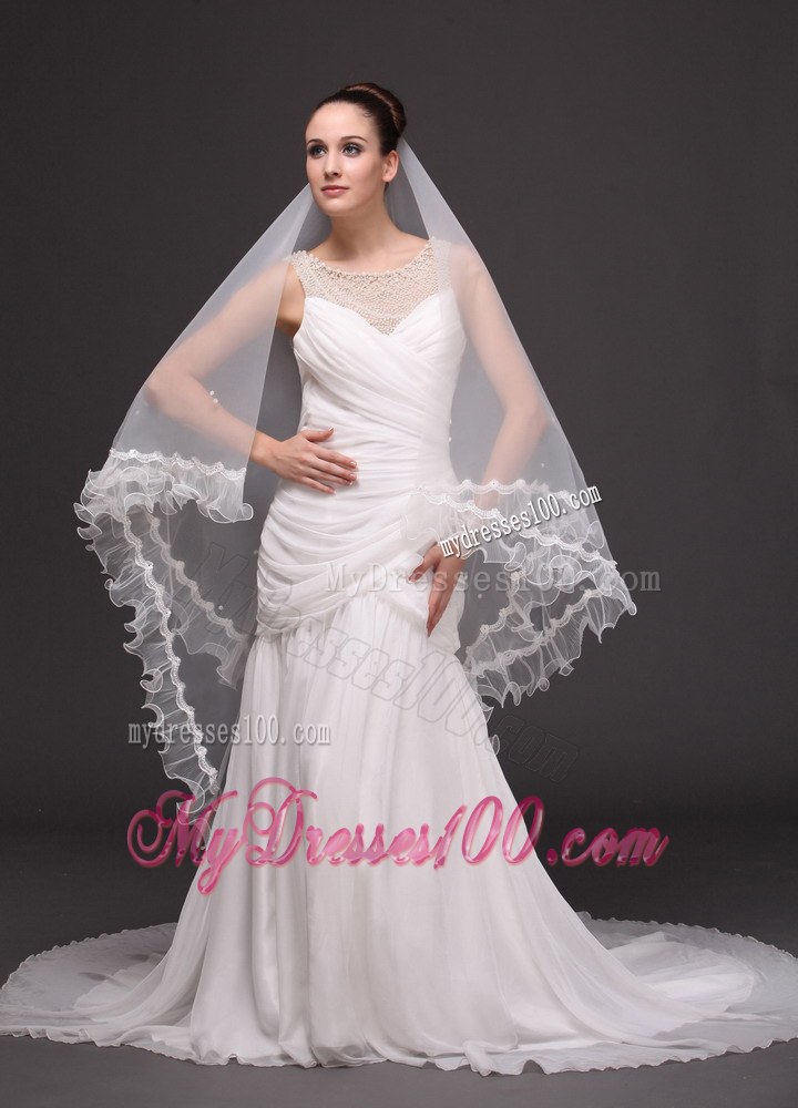 Two-tier Organza Bridal Veil On Sale