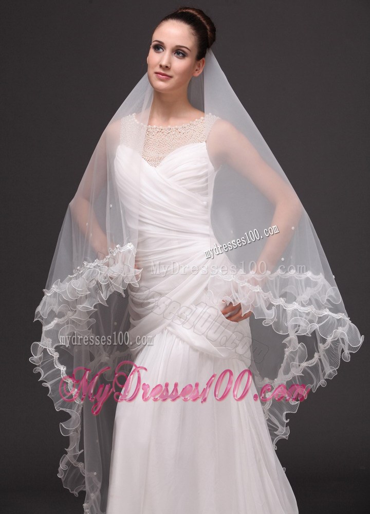 Two-tier Organza Bridal Veil On Sale