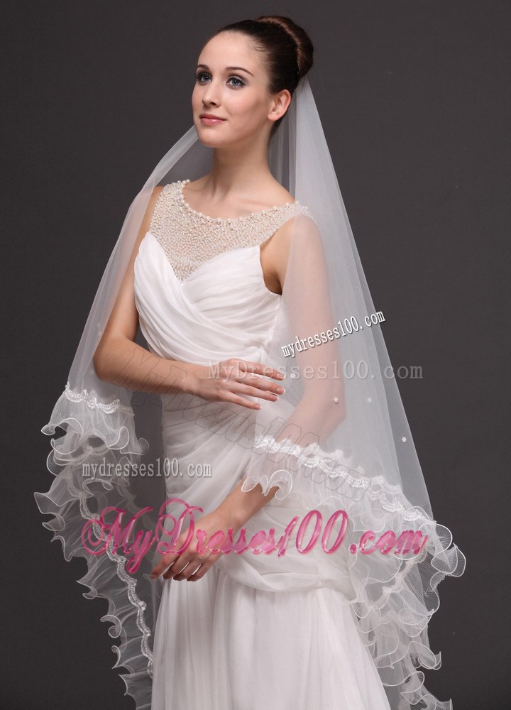Two-tier Organza Bridal Veil On Sale